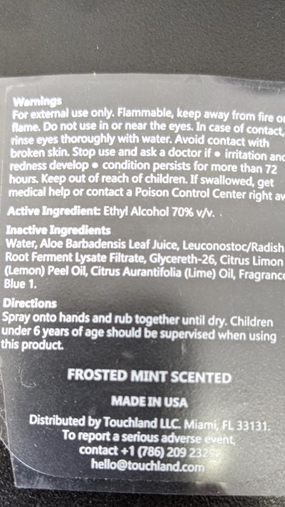 Back (Frostedmintback Label)